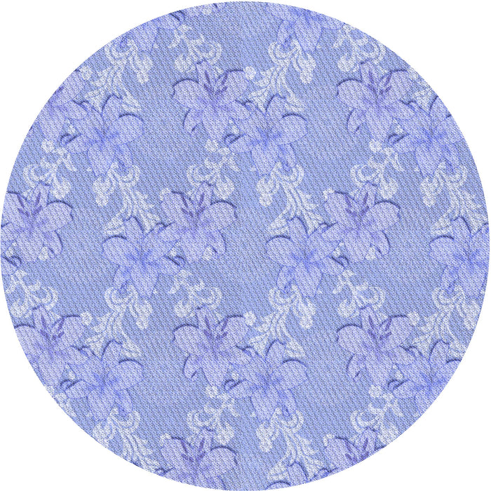 Square Patterned Sky Blue Rug, pat1815blu