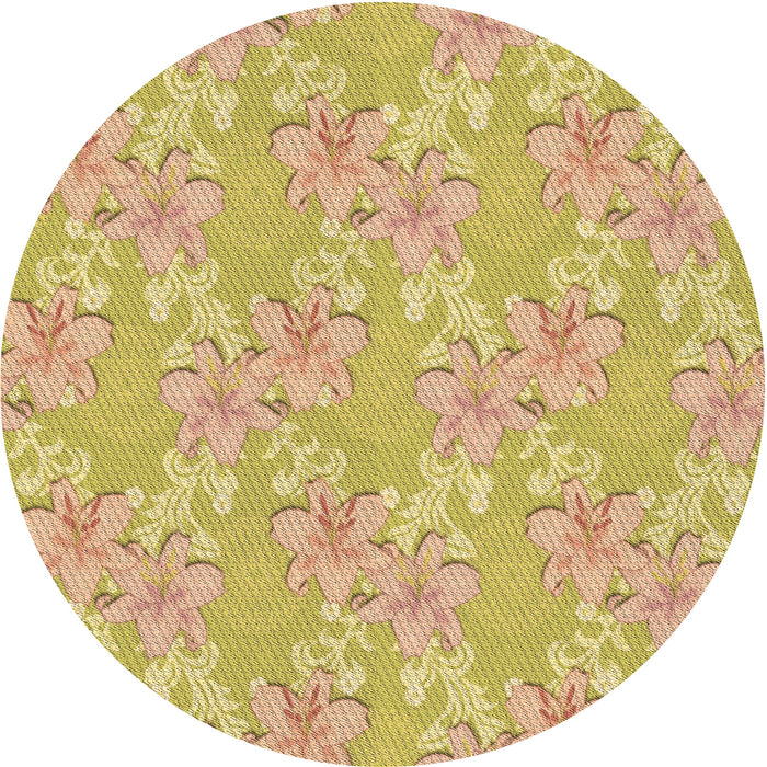 Square Patterned Caramel Brown Rug, pat1815brn