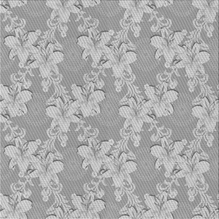 Round Machine Washable Transitional Platinum Silver Gray Rug, wshpat1815gry