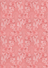 Machine Washable Transitional Pastel Pink Rug, wshpat1815rd