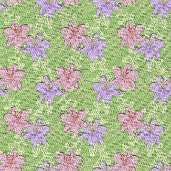 Sideview of Machine Washable Transitional Tea Green Rug, wshpat1815