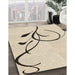 Machine Washable Transitional Moccasin Beige Rug in a Family Room, wshpat1816brn