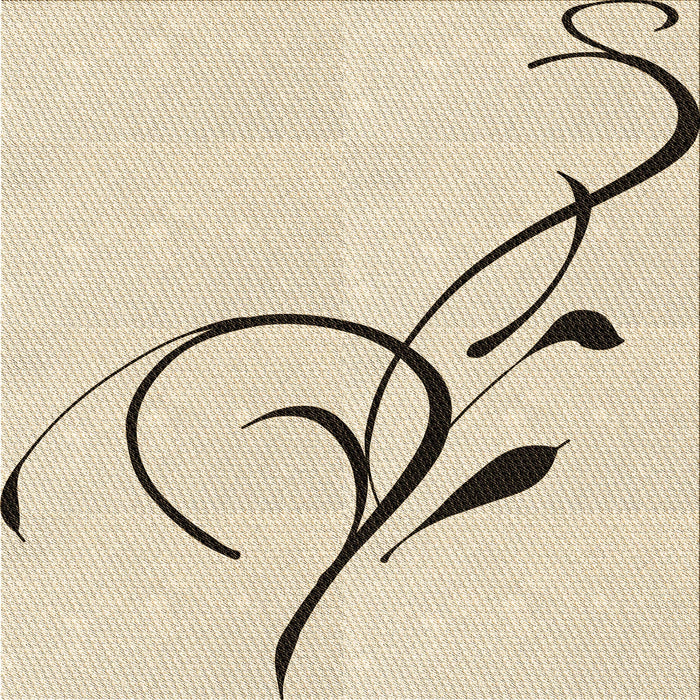 Round Patterned Moccasin Beige Rug, pat1816brn