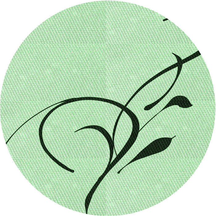 Square Patterned Mint Green Rug, pat1816grn