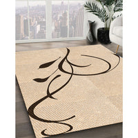 Patterned Peru Brown Rug, pat1816org