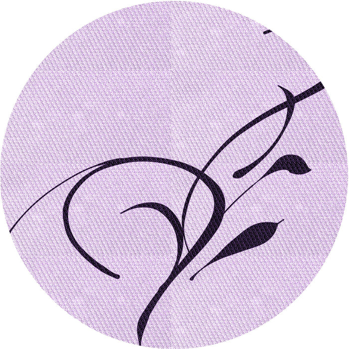 Square Patterned Orchid Purple Rug, pat1816pur