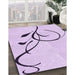 Machine Washable Transitional Orchid Purple Rug in a Family Room, wshpat1816pur