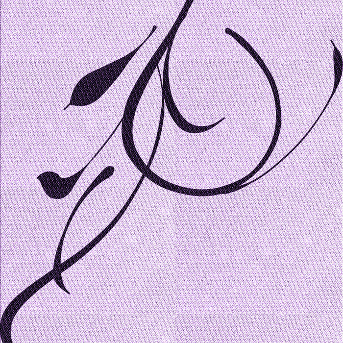 Patterned Orchid Purple Rug, pat1816pur