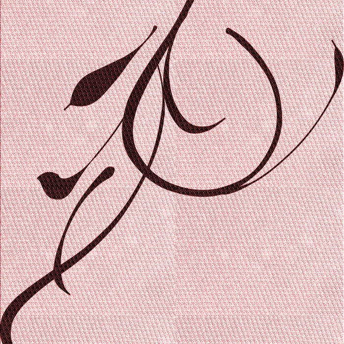 Machine Washable Transitional Pink Rug, wshpat1816rd