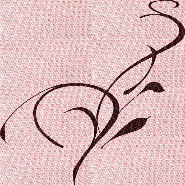 Round Patterned Pink Rug, pat1816rd