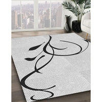 Patterned Off-White Novelty Rug, pat1816