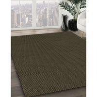 Patterned Midnight Gray Rug, pat1817brn