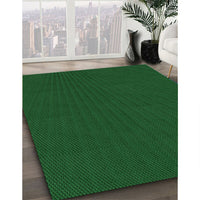 Patterned Green Rug, pat1817grn