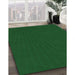 Patterned Green Rug in Family Room, pat1817grn