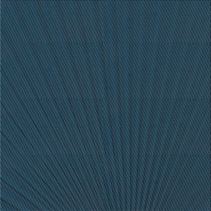 Square Patterned Deep-Sea Blue Novelty Rug, pat1817