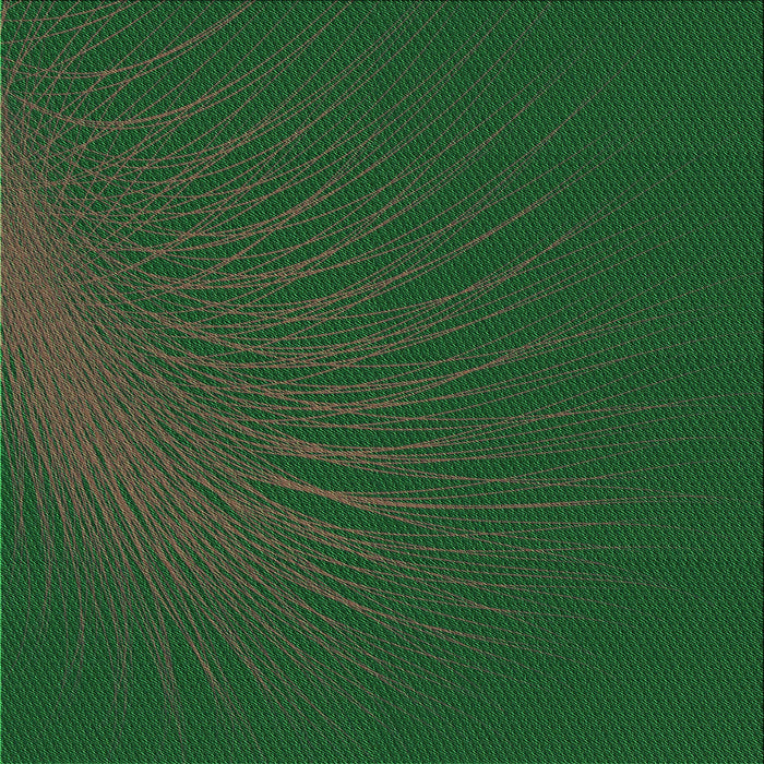 Round Patterned Dark Forest Green Rug, pat1818grn