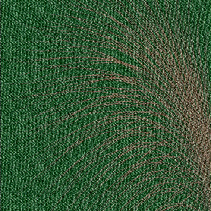 Patterned Dark Forest Green Rug, pat1818grn