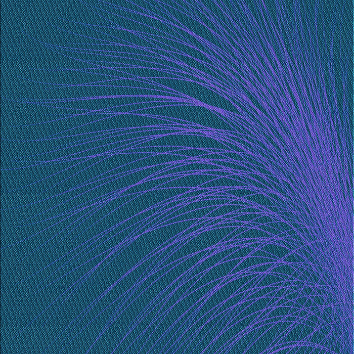 Machine Washable Transitional Blueberry Blue Rug, wshpat1818lblu