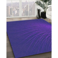 Patterned Amethyst Purple Rug, pat1818pur