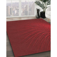 Patterned Red Rug, pat1818rd