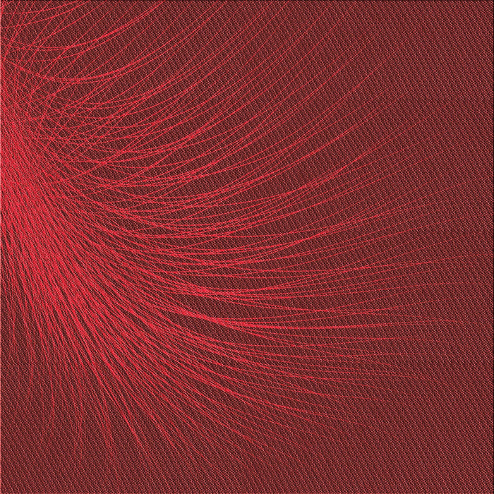 Round Patterned Red Rug, pat1818rd