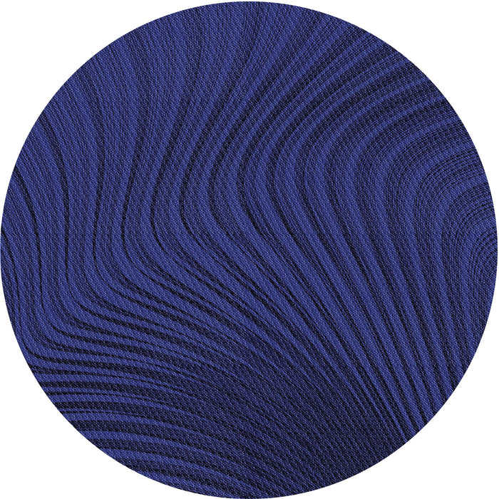 Square Machine Washable Transitional Sapphire Blue Rug in a Living Room, wshpat1819blu