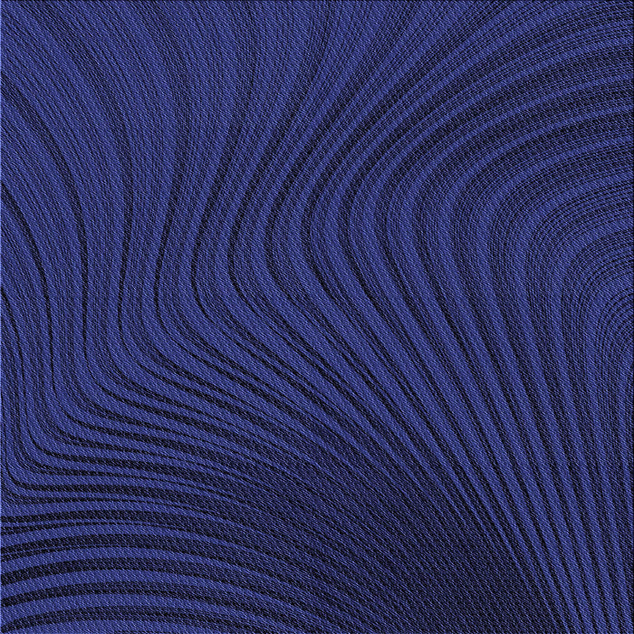 Round Machine Washable Transitional Sapphire Blue Rug, wshpat1819blu