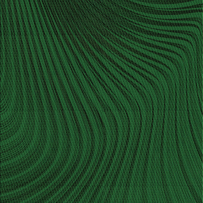 Machine Washable Transitional Green Rug, wshpat1819grn