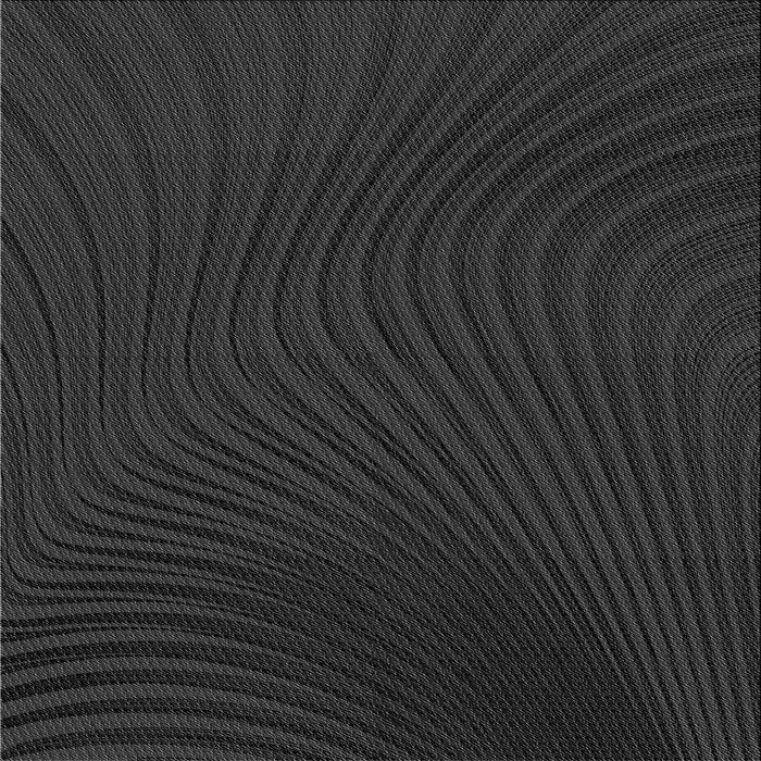 Round Machine Washable Transitional Midnight Gray Rug, wshpat1819gry