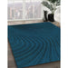 Machine Washable Transitional Blue Rug in a Family Room, wshpat1819lblu