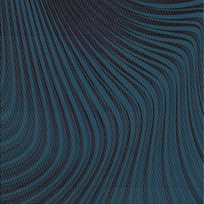 Patterned Black Novelty Rug, pat1819