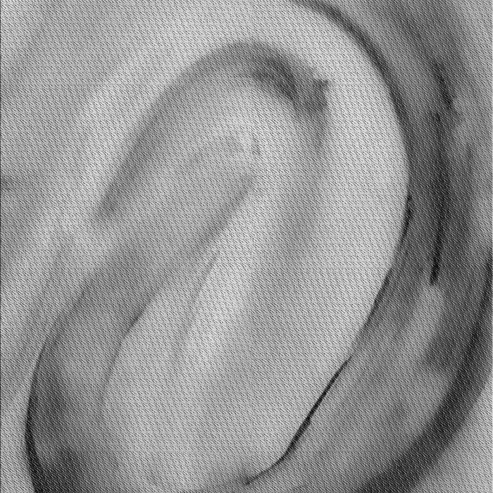 Machine Washable Transitional Smokey Gray Rug, wshpat182gry