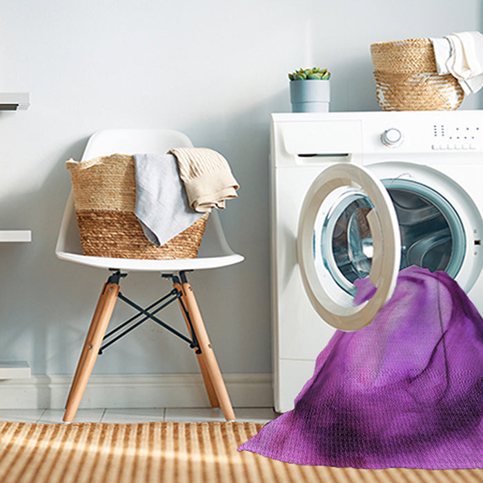 Machine Washable Transitional Violet Purple Rug in a Washing Machine, wshpat182pur