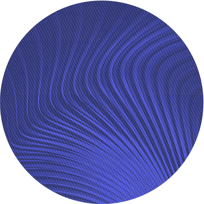 Square Machine Washable Transitional Cobalt Blue Rug in a Living Room, wshpat1820blu