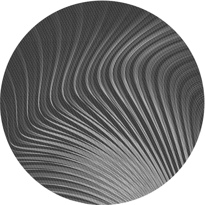 Square Patterned Gray Rug, pat1820gry