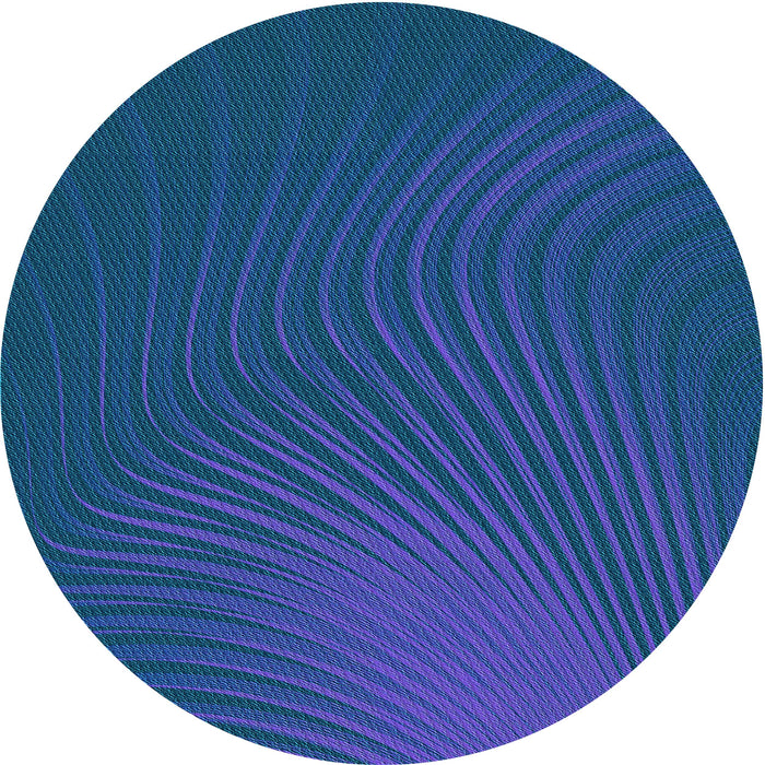 Square Patterned Bright Navy Blue Rug, pat1820lblu