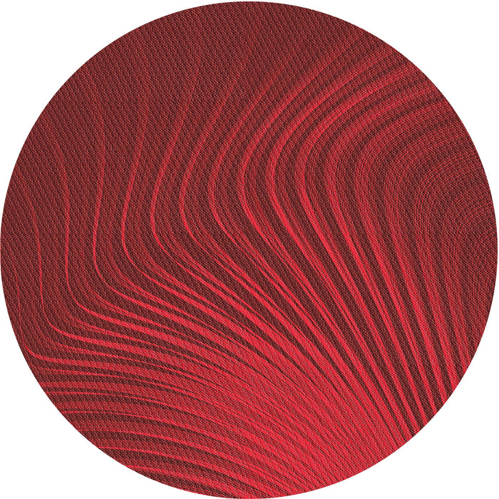 Square Patterned Cranberry Red Rug, pat1820rd