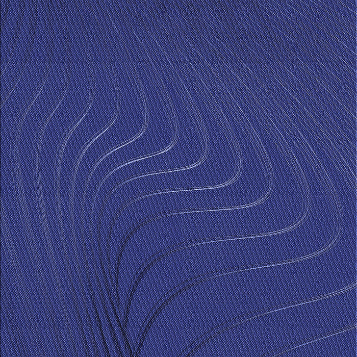 Patterned Blue Rug, pat1821blu