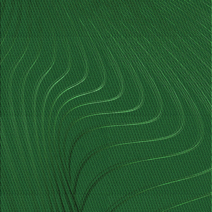 Machine Washable Transitional Deep Emerald Green Rug, wshpat1821grn