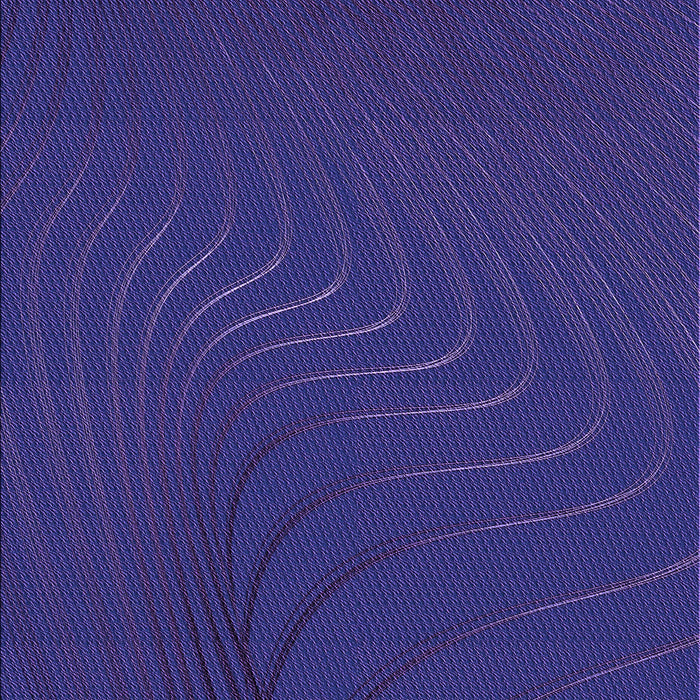 Patterned Denim Dark Blue Rug, pat1821pur