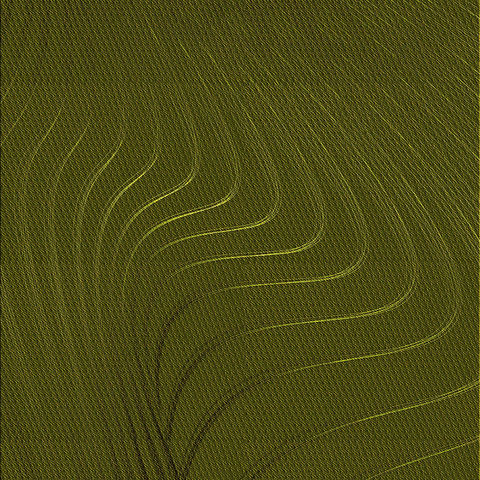 Patterned Olive Green Rug, pat1821yw