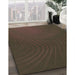 Patterned Bakers Brown Rug in Family Room, pat1822brn