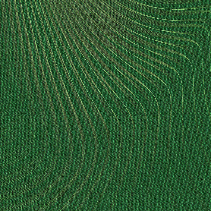 Patterned Deep Emerald Green Rug, pat1822grn