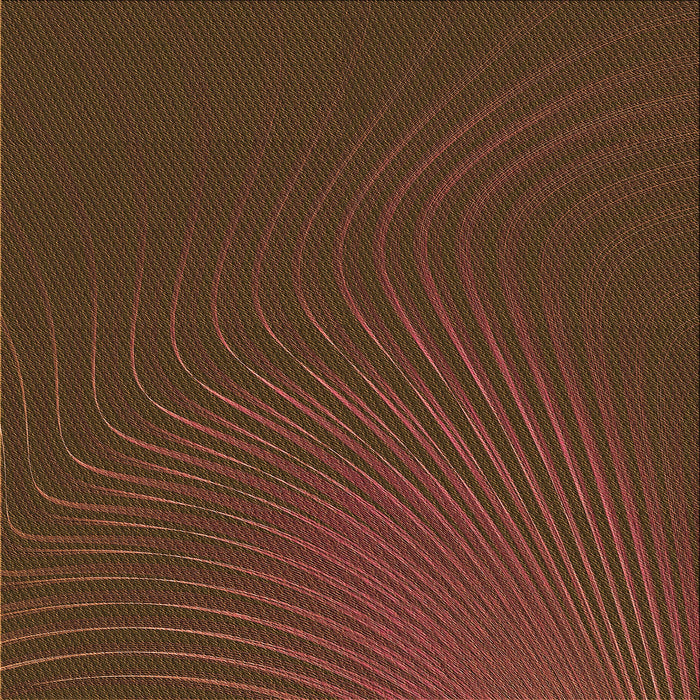 Round Patterned Mahogany Brown Rug, pat1822org