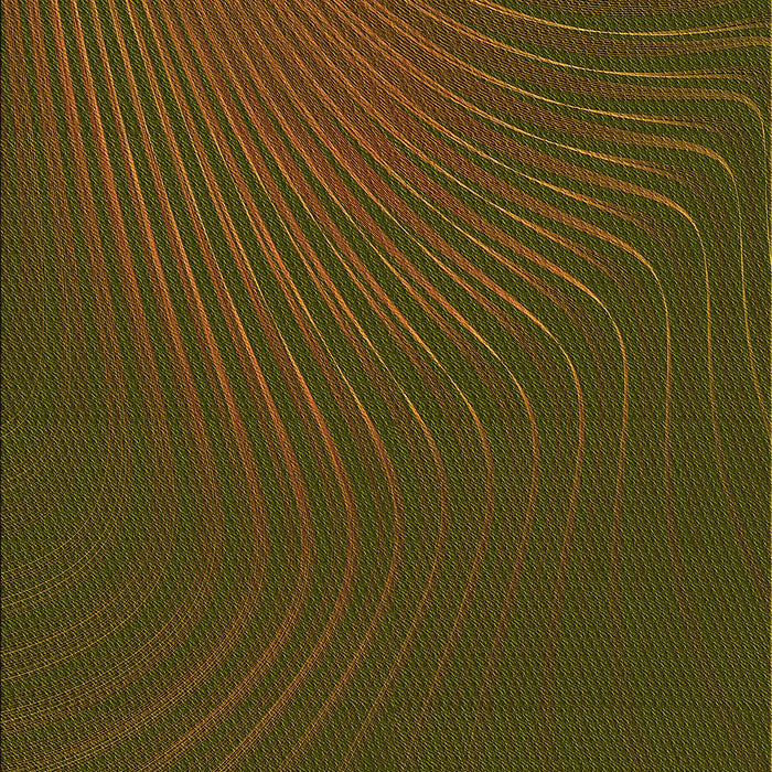 Machine Washable Transitional Dark Yellow Green Rug, wshpat1822yw