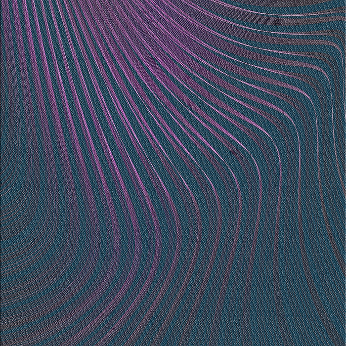 Patterned Blue Novelty Rug, pat1822