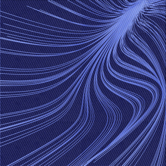 Round Machine Washable Transitional Denim Dark Blue Rug, wshpat1823blu