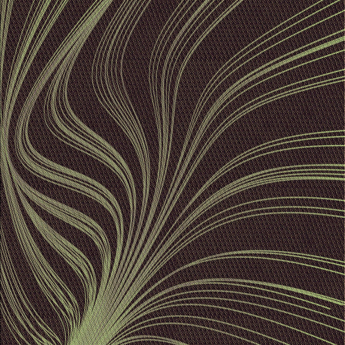 Patterned Midnight Gray Rug, pat1823brn