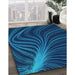 Machine Washable Transitional Blue Rug in a Family Room, wshpat1823lblu