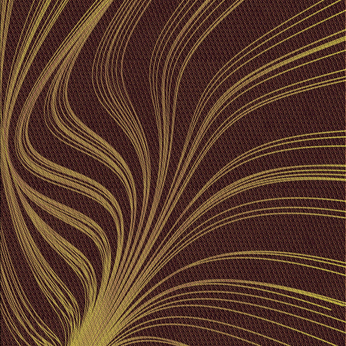 Patterned Chocolate Brown Rug, pat1823org